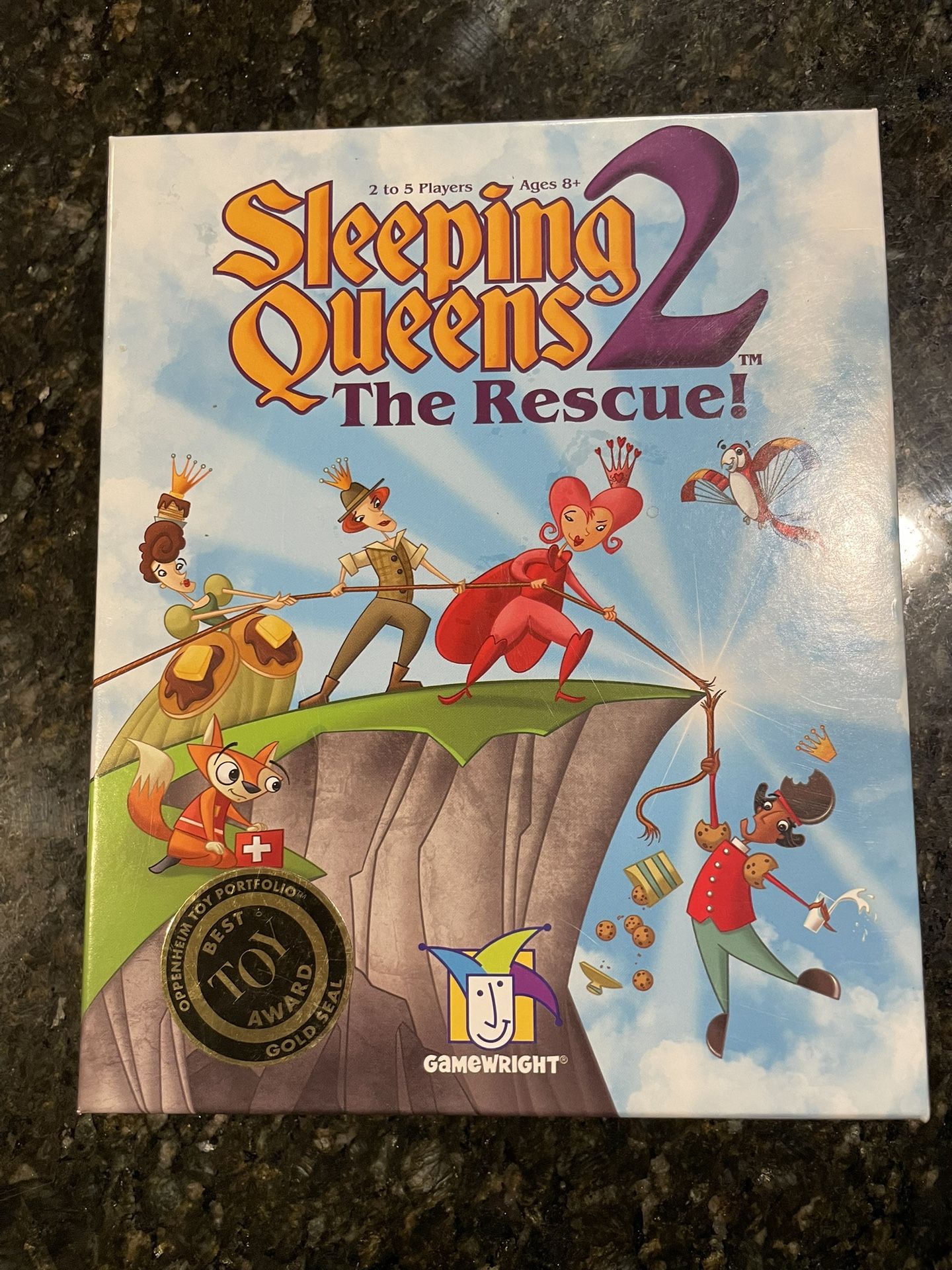 Sleeping Queens 2 The Rescue! Gamewright Card Game - Complete