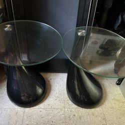 Glass Side End Tables