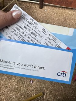 BENSON BOONE TICKETS