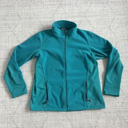 Vintage Nike ACG Fit Therma Women’s Blue Athletic Workout Zip Up Fleece Jacket
