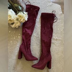 Burgundy Women’s Boots 