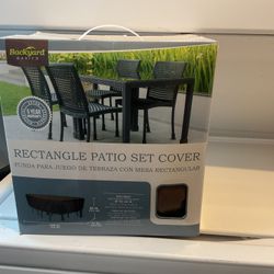 Large Patio Furniture Cover. The Brand Is Backyard Basics. Color Us Dark Chocolate Brown
