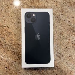 Brand New iPhone 13, Midnight, 128GB