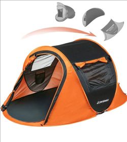 EchoSmile 2 Person Instant Pop Up Camping Tent