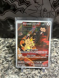 Team Rocket's Meowth #203 Pokemon Destined Rivals