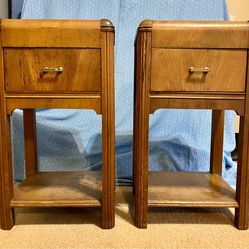 MCM waterfall end tables