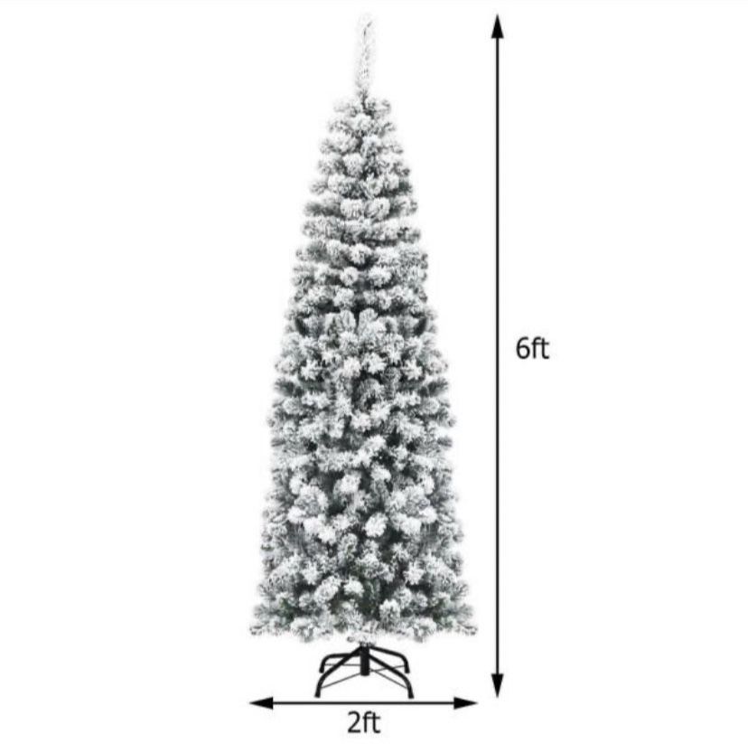 E8-9/ 6 ft. Yellow Pre-Lit Light Classic Artificial Christmas Tree with Constant 500 Tips 250 Lights Yellow Warm