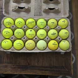 Various Golfballs