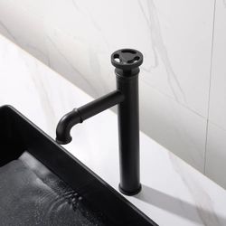 Ruth Industrial Matte Black Single Hole sink