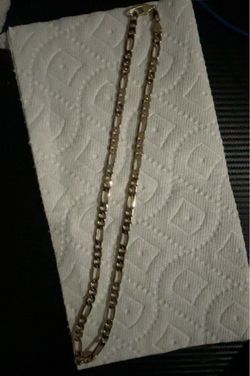 14k Figaro chain