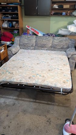 Free sofa with pulled-out bed