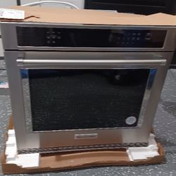 Brand new kitchenaid stainless steel single electric wall oven 