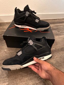 Jordan 4 black canvas