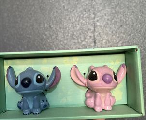 Stitch And Angel Salt And Pepper Shakers