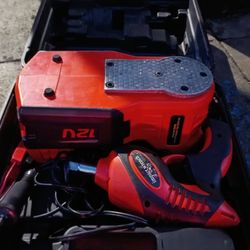 Cordless Electric Hydraulic Jack With Impact Wrench 