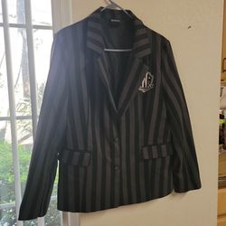 Wednesday Nevermore Blazer Hot Topic