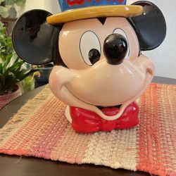 Vintage Mickey Mouse Cookie Jar