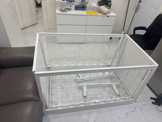 Baby Crib - Pottery Barn Sloan Acrylic Convertible Crib