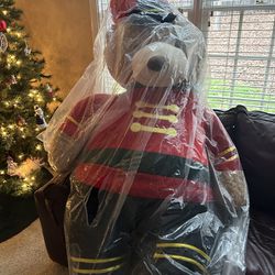 GIANT BELK Stuffed Christmas Teddy Bear