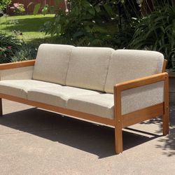 Rare Vintage Mid-Century Modern Danish Couch by Hestbaek