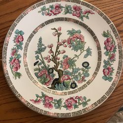 Antique "Chinaware" Plate - John Maddock & Sons Indian Tree  