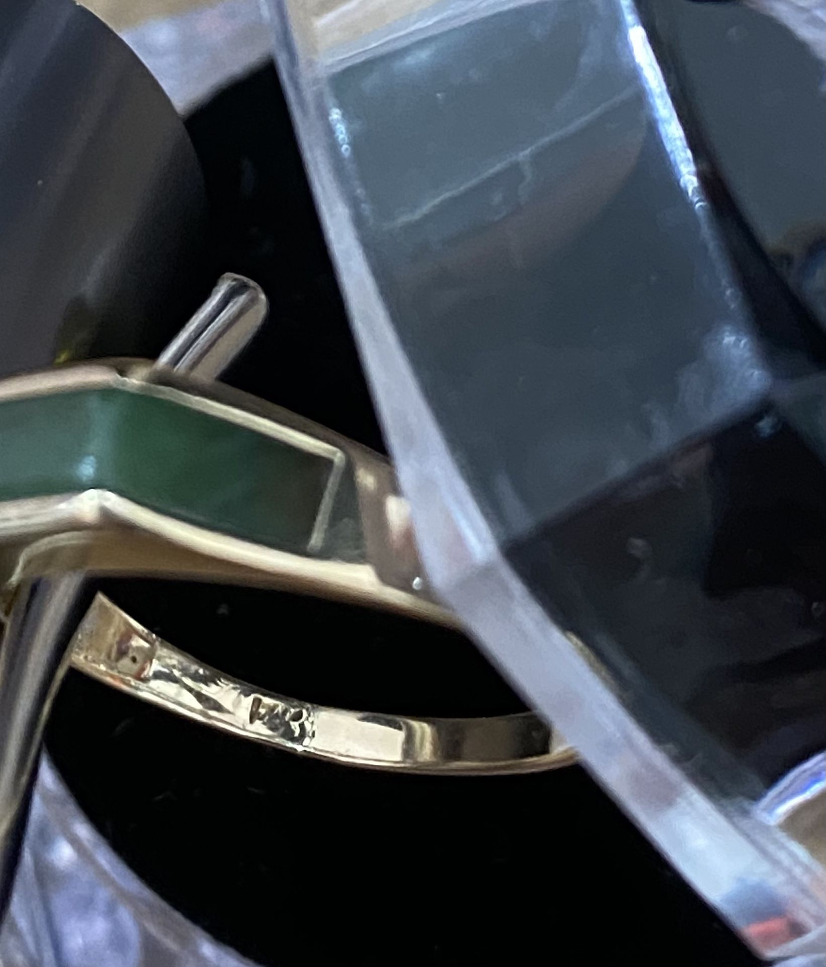 14k Jade Ring