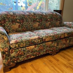 Reupholstered  Vintage Couch