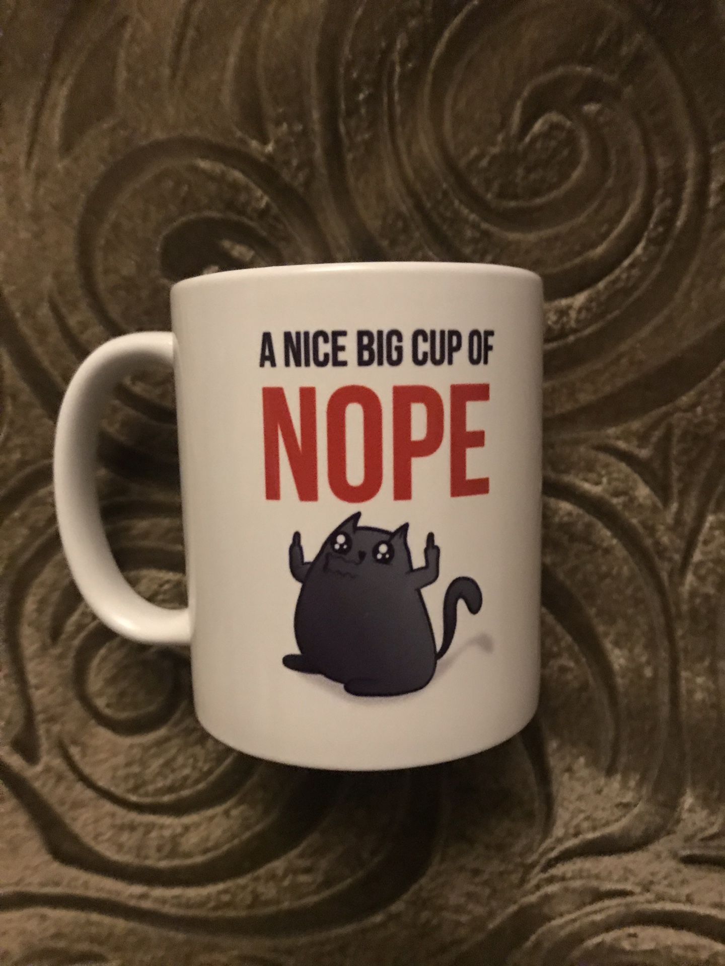 A Nice Big Cup of Nope - Exploding Kittens Mug