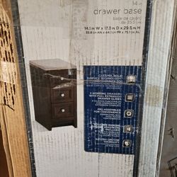 Hampton Bay Delridge 14 in. W x 17 in. D x 30 in. H Chocolate Linen Cabinet