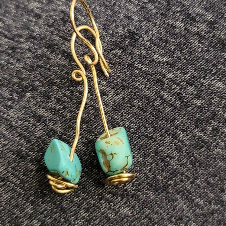 Turquoise Earrings Jewelry Set
