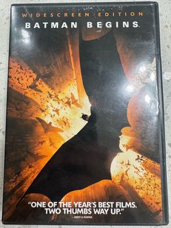 Batman Begins DVD Widescreen Edition