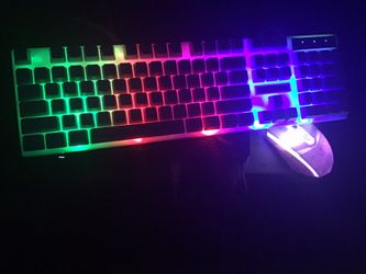 Gaming mouse and keyboard