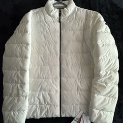 White Calvin Kline Puffer 