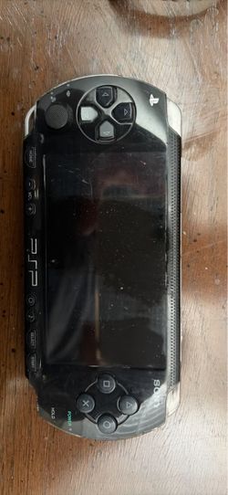 Sony PSP - 1000 Black Handheld Gaming Console – Charger not included