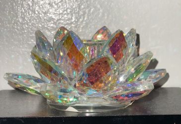 Glass Candle Holder