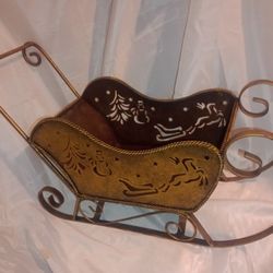 Christmas Metal Sleigh