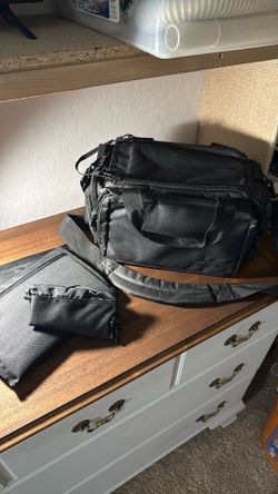 Fieldline Pro Deluxe Range Bag, Large, Black, 1 Ammo Bag, 4 Piece, Polyester, 7.5 in x 11.3 in, New, Pistol Pouch
