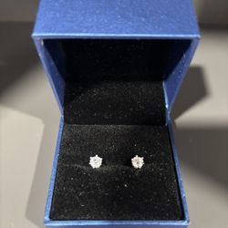 Moissanite diomand Earrings 5mm 