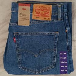 Men's Levi's 505 Regular Fit Jeans (Brand New)