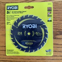 RYOBI 5-1/2 in. 24-Tooth Carbide Flooring Blade (1-Piece)