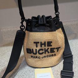 New Marc Jacobs Woven Bucket Bag