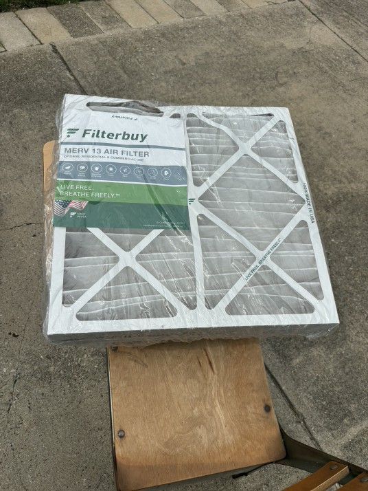 3-Pack Of Filterbuy MERV 13 Air Filter 20x20x4