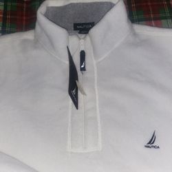 New With Tags Nautica Fleece Pullover Size Xl