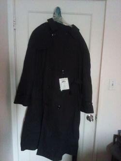 U.S. Army All-Weather Coat – Garrison Collection – Size 42L – Belt & Removable Liner