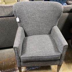 BASSETT Charcoal Grey Arm Chair