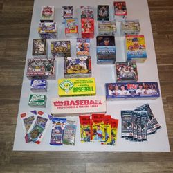 Panini, Topps, Baseball Boxes From 1987/1989 Complete And Never Been Took Out Off Boxes 