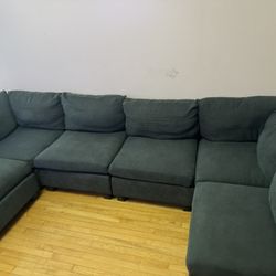 6 Piece Modular Sectional Couch 