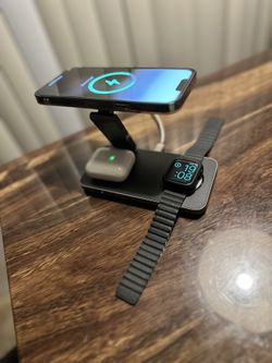3 in 1 charger station iphone apple watch airpods