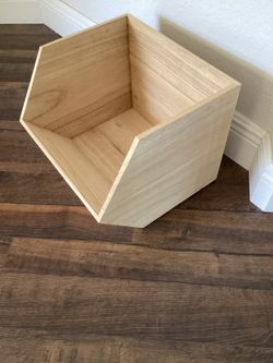 Wood Storage bin Target