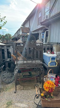 Antique birdcage
